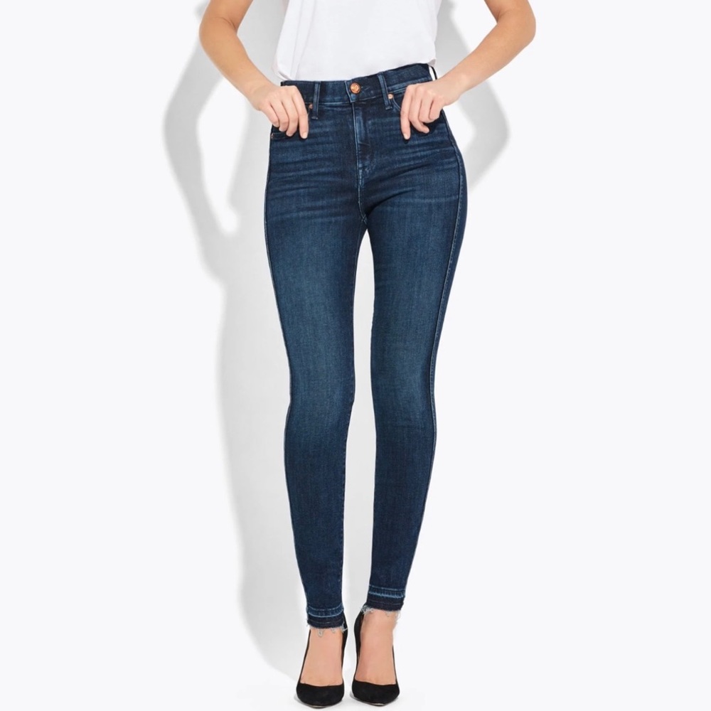 AYR The Riser Undone Hem Skinny Jean